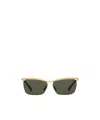 Celine Metal Frame 27 Metal Sunglasses In Green