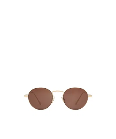 Celine Metal Frame 28 Sunglasses In Metal In Brown