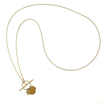 Pre-owned Celine Metal Necklace Jewelry () In Gold