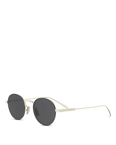 Celine Metal Round Sunglasses, 49mm In Blue