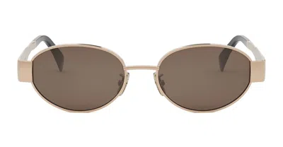 Celine Cl40235u28e - Yellow In Brown