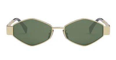 Celine Metal Triomphe Cl40254u - Gold Sunglasses