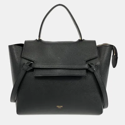 Pre-owned Celine Micro Bag In Black