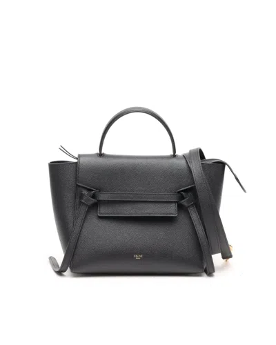 Celine Céline Micro Belt Bag In Black