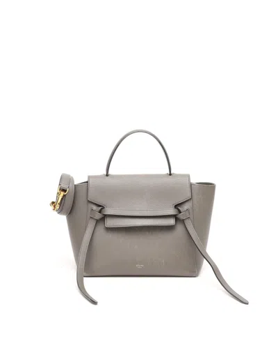 Celine Céline Micro Belt Bag In Gray