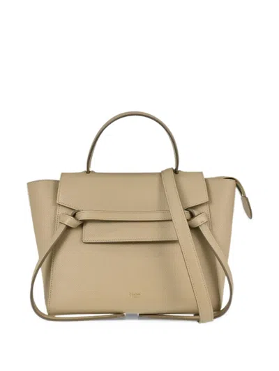 Pre-owned Celine Micro Belt Bag Tote Bag In Neutrals