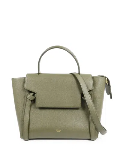 Celine Micro Belt Handbag In Blue