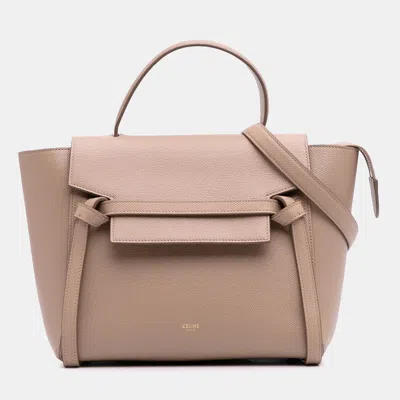 Pre-owned Celine Micro Grained Calfskin Belt Bag