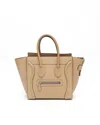 Celine Céline Micro Luggage Bag In Nude
