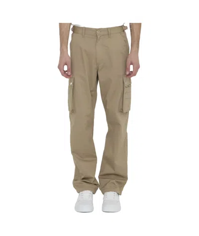 Celine Mid-waist Overalls In Brown