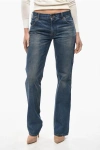 Celine Mid-waisted Flared Denims 22cm In Blue