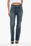 Celine Mid-washed Straight Fit Denims 20cm In Blue