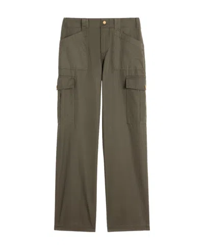 Celine Middle Waist Casual Pants In Green