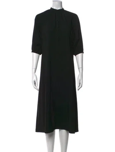 Pre-owned Celine Midi Length Dress In Black