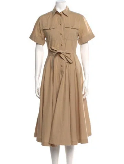 Pre-owned Celine Midi Length Dress In Neutral