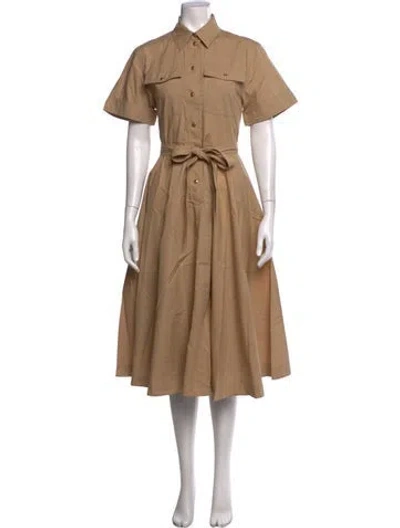 Pre-owned Celine Midi Length Dress In Neutrals