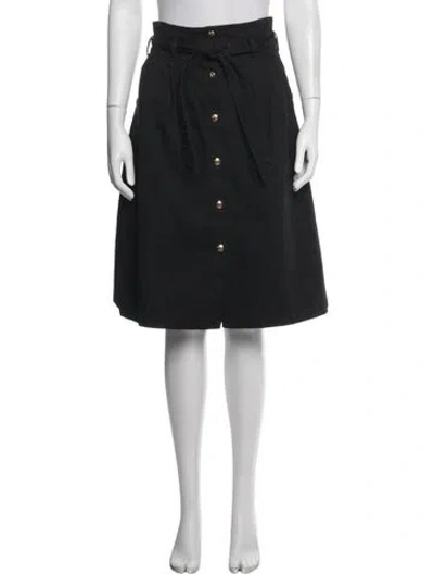 Pre-owned Celine Midi Length Skirt In Black