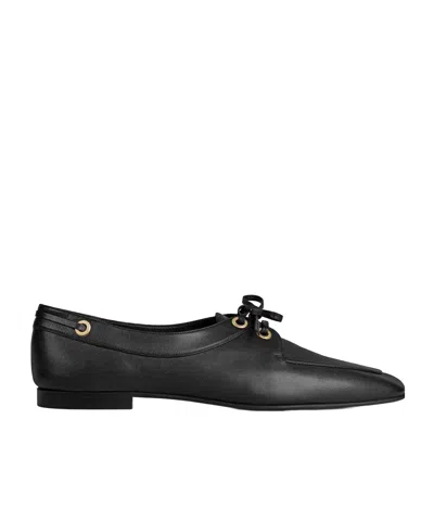 Celine Miles Loafer In Supple Calfskin In Black