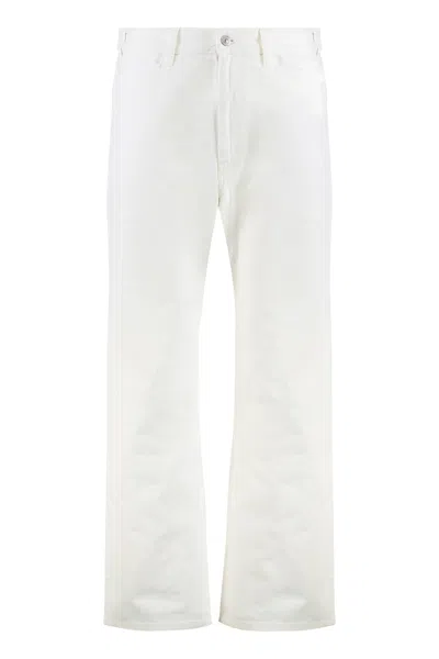 Celine Miles Straight Leg Jeans In White