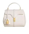 Celine Small 16 Bag In Satinated Calfskin In Nude