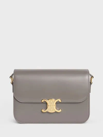 Celine Mini Bag Woman Color Grey In Gray