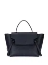 Celine Mini Belt Shoulder Bag In Blue