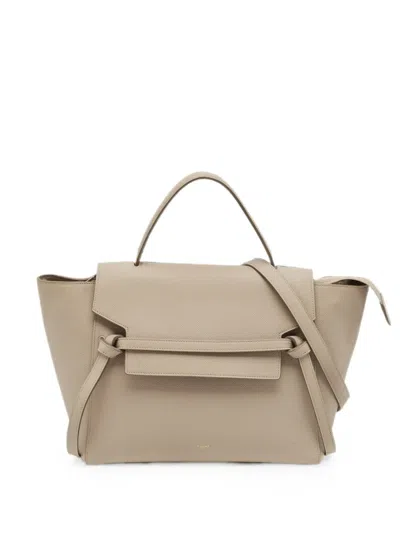 Pre-owned Celine Mini Belt Tote Bag In Neutral
