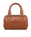 Celine Mini Boston In Smooth Calfskin In Tan