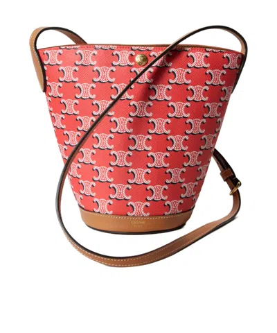Celine Mini Bucket In Brown