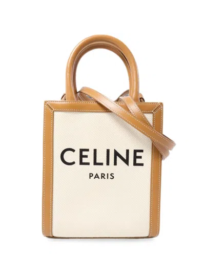 Pre-owned Celine Mini Cabas Tote Bag In Neutral