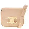 Celine Mini Claude In Shiny Calfskin In Beige