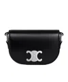 Celine Mini Crossbody Bag Triomphe In Shiny Calfskin