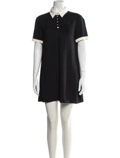 Pre-owned Celine Mini Dress In Black
