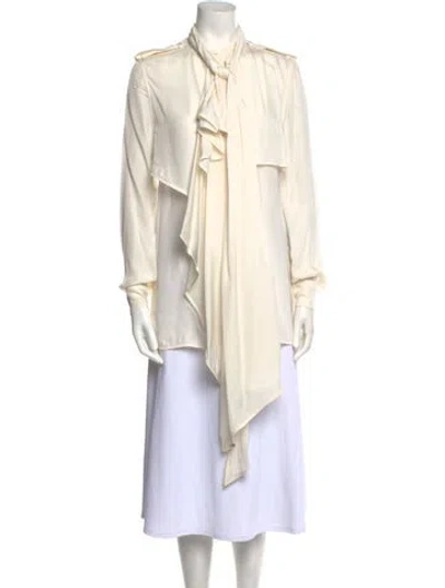 Pre-owned Celine Mini Dress In Neutral