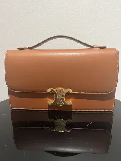 Celine Mini Handbag Folio Triumph - Rectangular Shape In Pattern