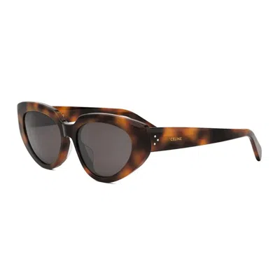 Celine Mini Havana Sunglasses In Brown