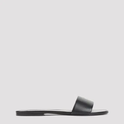 Celine Mini Lambskin Mules With Low Heel In Black