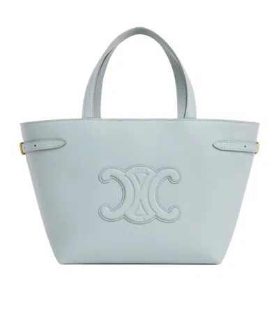 Celine Mini Half Moon Shoulder Bag In Nude
