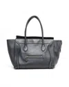 Celine Céline Mini Luggage Bag In Gray