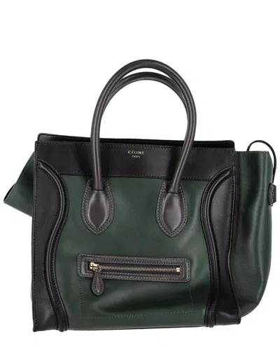 Celine Mini Luggage Tote (authentic Pre-loved) In Black