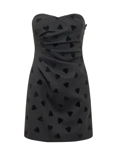 Celine Mini Robe Bustier Dress In Black