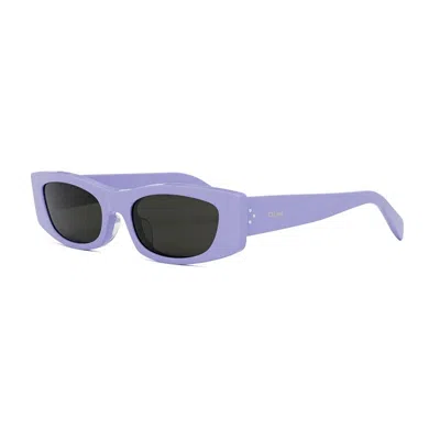 Celine Mini Shiny Sunglasses In Shiny Liliac