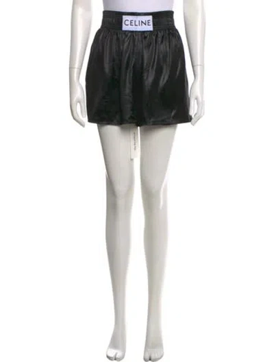 Pre-owned Celine Mini Shorts In Black