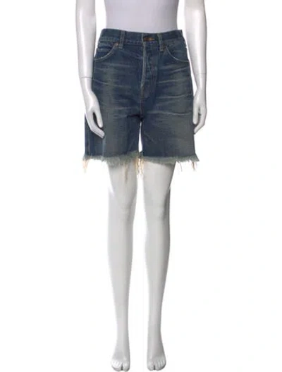 Pre-owned Celine Mini Shorts In Blue