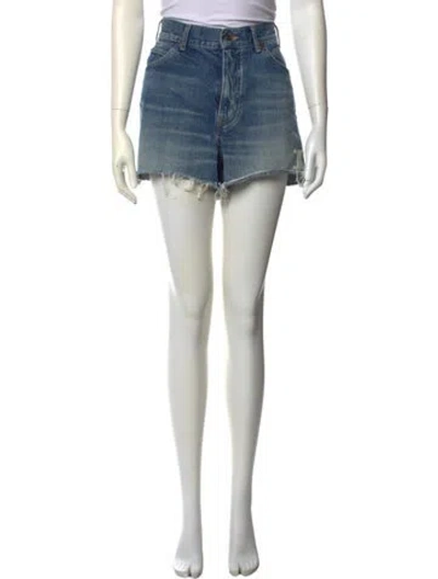 Pre-owned Celine Mini Shorts In Blue