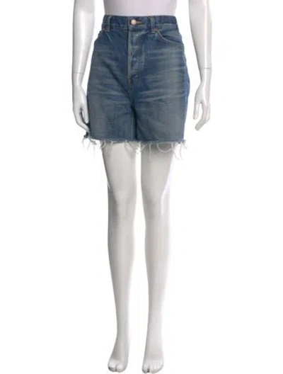Pre-owned Celine Mini Shorts In Blue