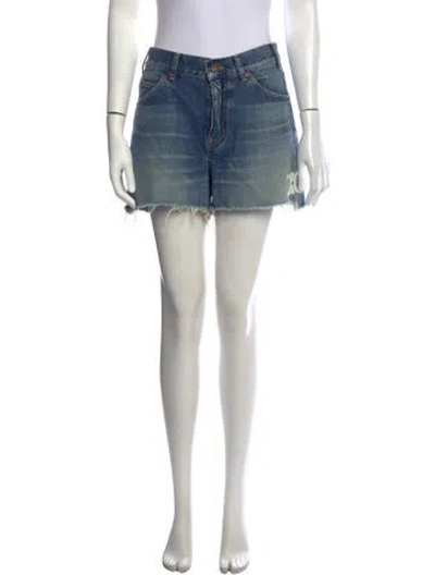 Pre-owned Celine Mini Shorts In Blue