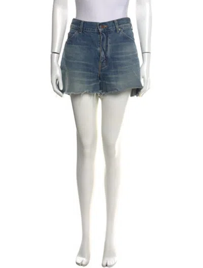 Pre-owned Celine Mini Shorts In Blue
