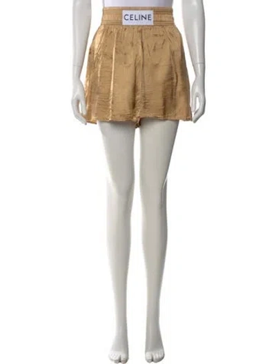 Pre-owned Celine Mini Shorts In Neutral