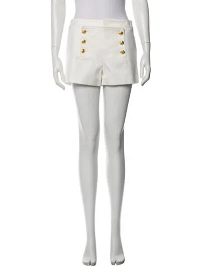 Pre-owned Celine Mini Shorts W/ Tags In White